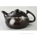 100% NON- TOXIC 8.5" HIGH TEMPERATURE RESISTANT CERAMIC TEA KETTLE FOR INDUCTION